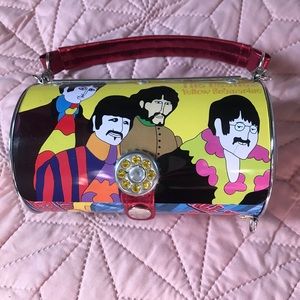 Vintage Beatles license plate purse